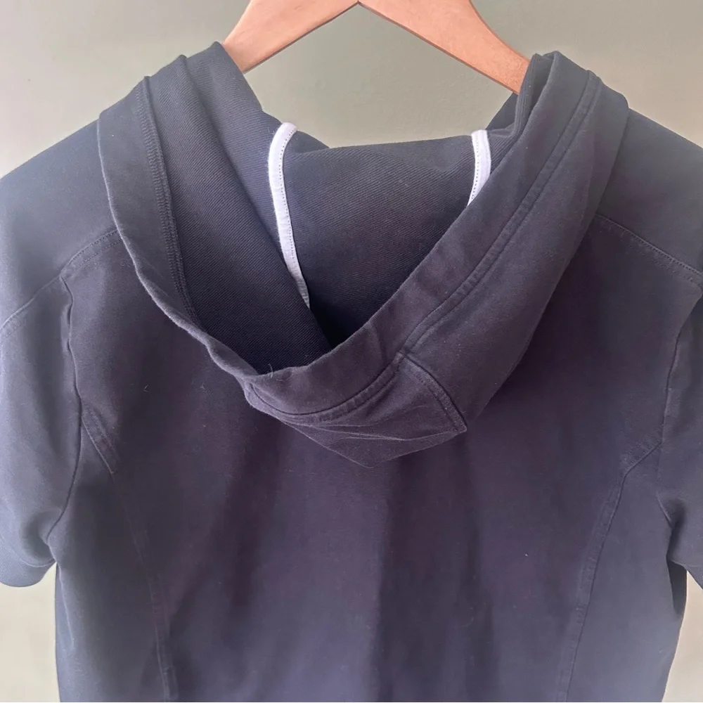 Lauren Ralph Lauren Active BlackWomen's Short Sleeve Zip-Up
Hoodie Sweatshirt XL - Picture 11 of 11